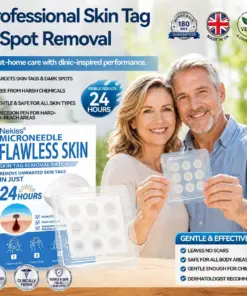 𝑵𝒆𝒌𝐢𝐬𝐬® 𝐌𝐢𝐜𝐫𝐨𝐧𝐞𝐞𝐝𝐥𝐞 𝐅𝐥𝐚𝐰𝐥𝐞𝐬𝐬 𝐒𝐤𝐢𝐧 𝐏𝐚𝐭𝐜𝐡 Painless & Scar-Free Advanced Skin Imperfection Removal Patch